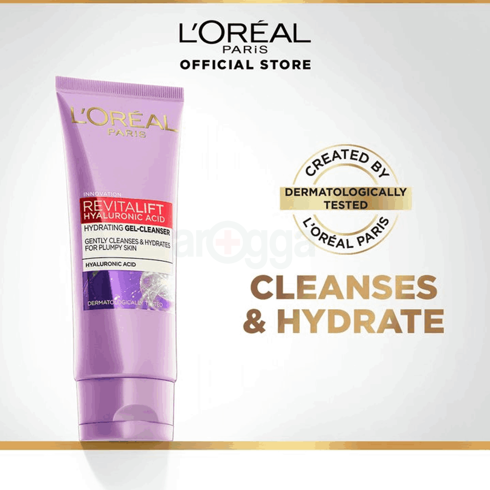 Loreal Paris Innovation Revitalift Hyaluronic Acid Hydrating Gel Cleanser  