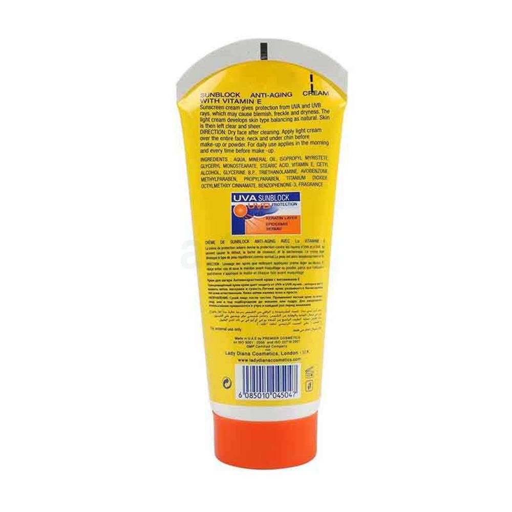 Lady Diana Collection Sunblock Cream SPF40 with Vitamin E  
