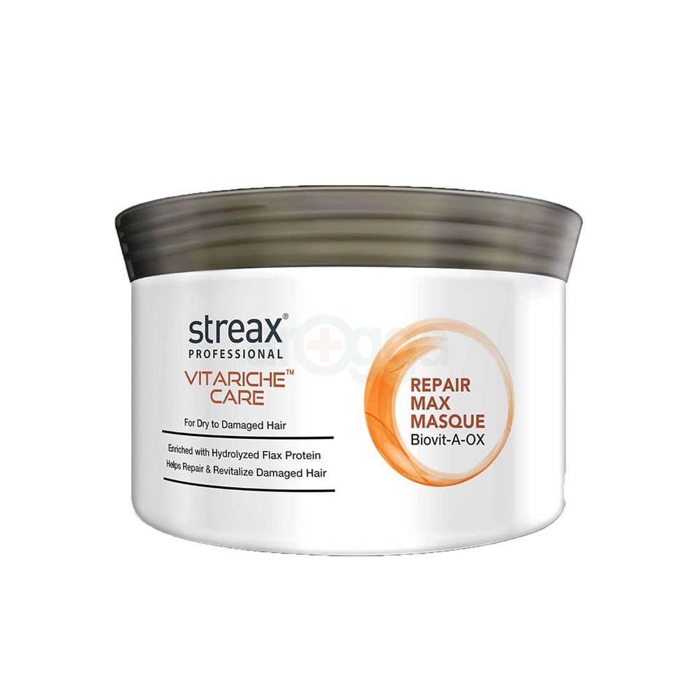 Streax Professional Vitariche Care Repair Max  Hair Masque for Dry to Damage Hair 200g  