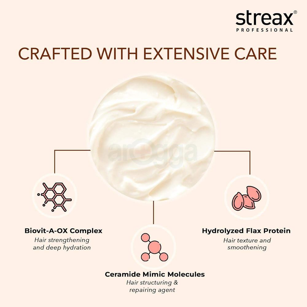 Streax Professional Vitariche Care Repair Max  Hair Masque for Dry to Damage Hair 200g  
