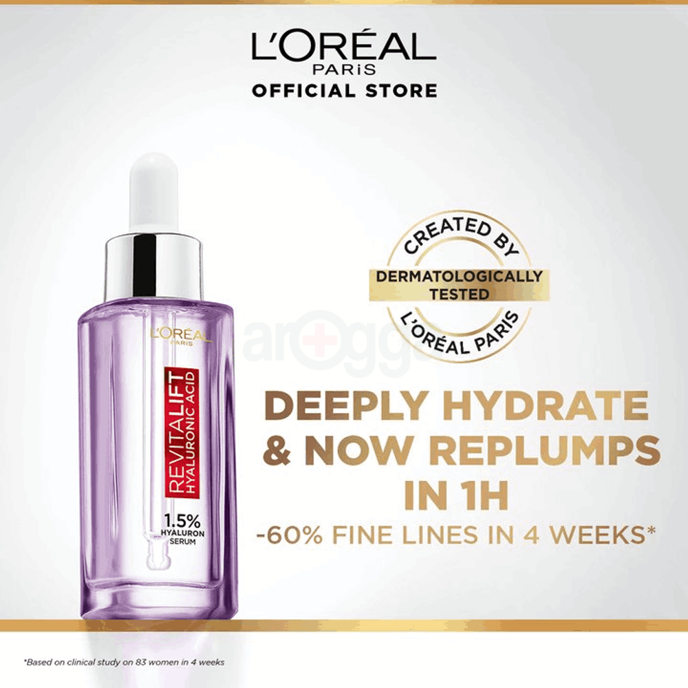Loreal Paris Innovation Revitalift 1.5% Hyaluronic Acid Replumping  Serum  