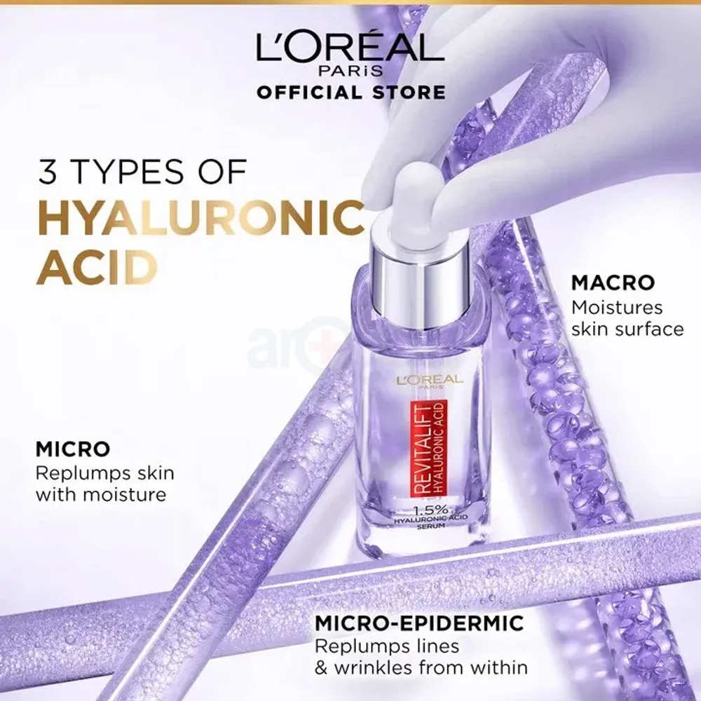 Loreal Paris Innovation Revitalift 1.5% Hyaluronic Acid Replumping  Serum  