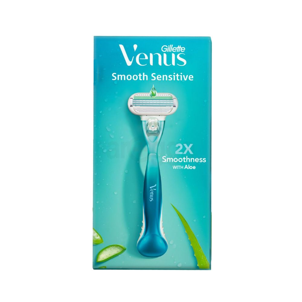 Gillette Venus Smooth Sensitive Aloe Extracts Razor for Women  