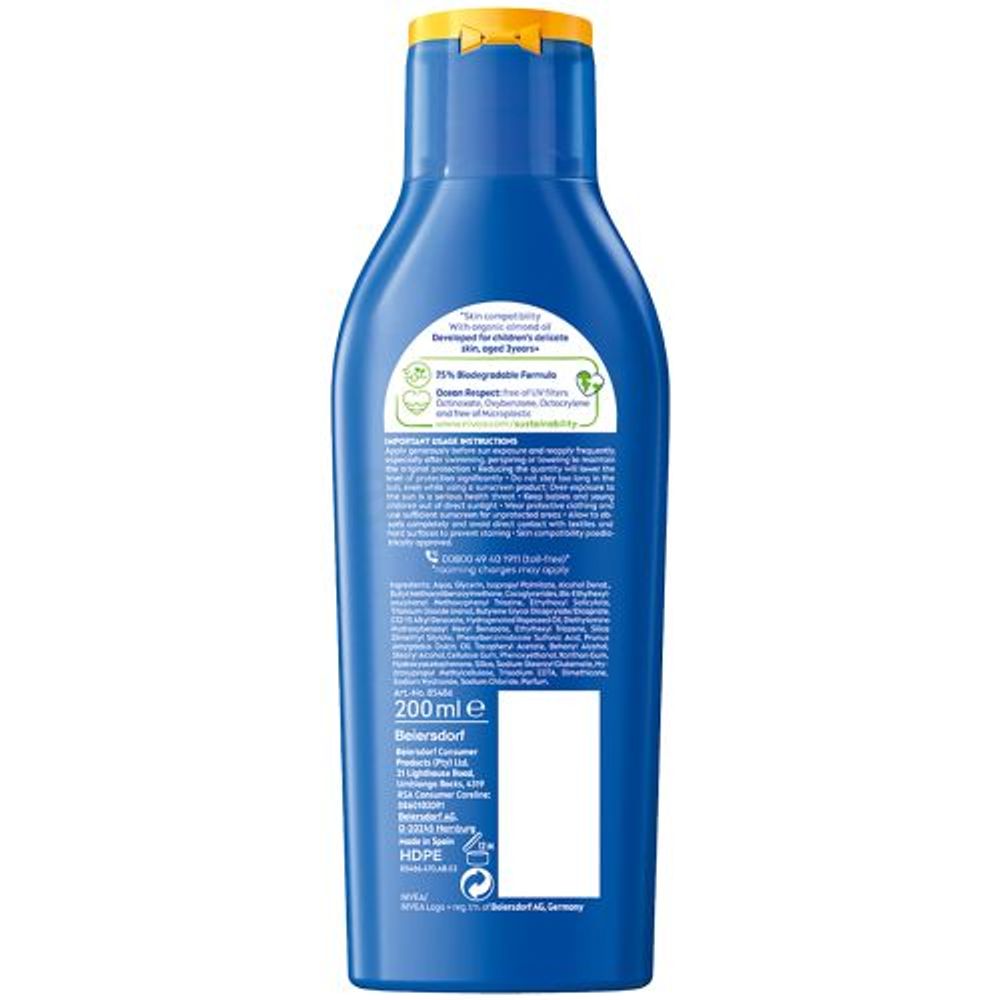 Nivea Sun Kids Protect & Care 5 In 1 Skin Protection SPF 50+ 200ml  