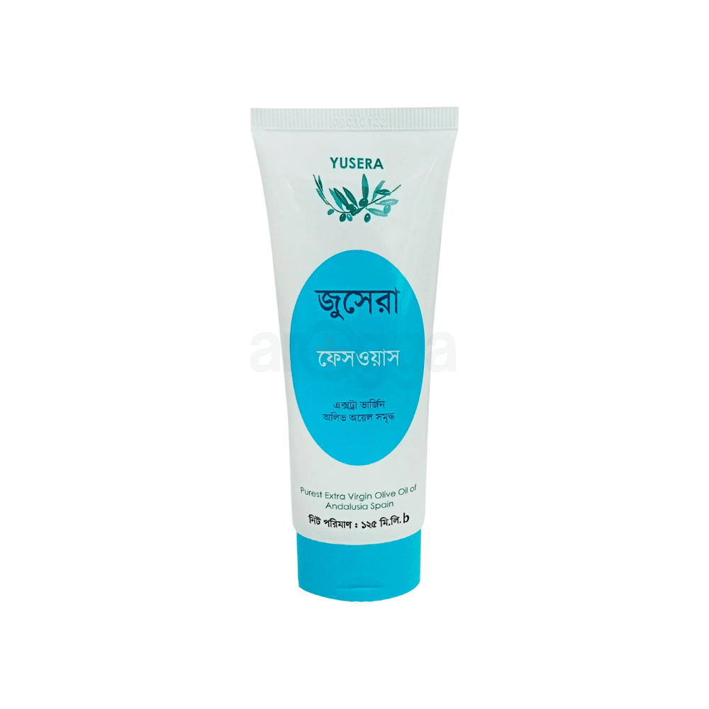 Yusera Face Wash (Purest Extra Virgin Olive Oil) 125ml (Free 80ml Facewash)  