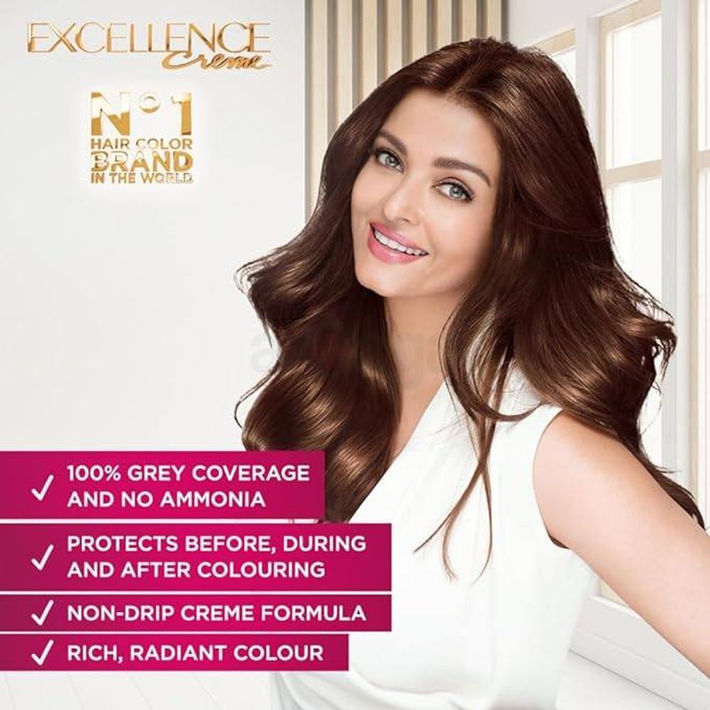 Loreal Paris Excellence Creme Hair Color 3.16 Burgundy  