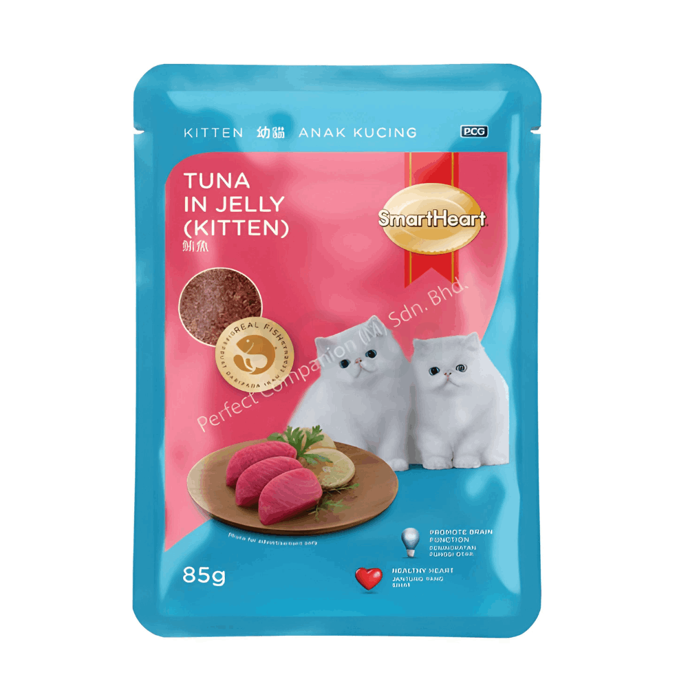 SmartHeart Kitten Pouch – Tuna in Jelly 85gm  