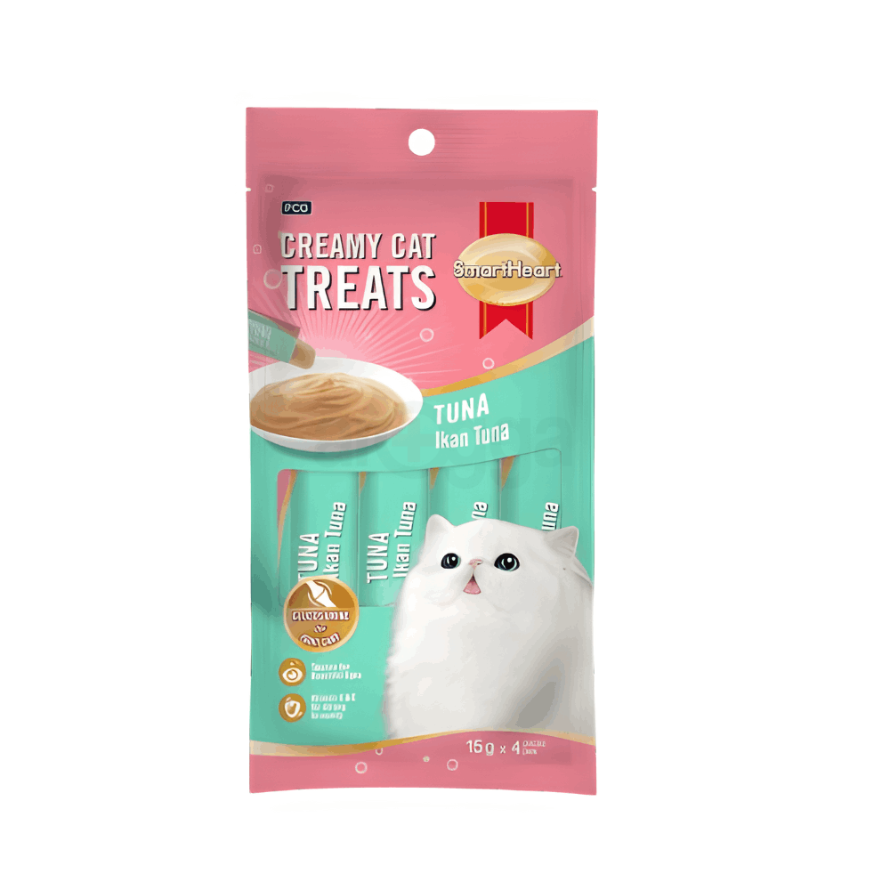 SmartHeart Creamy Treat Tuna Flavour 60gm (15gm x 4)  