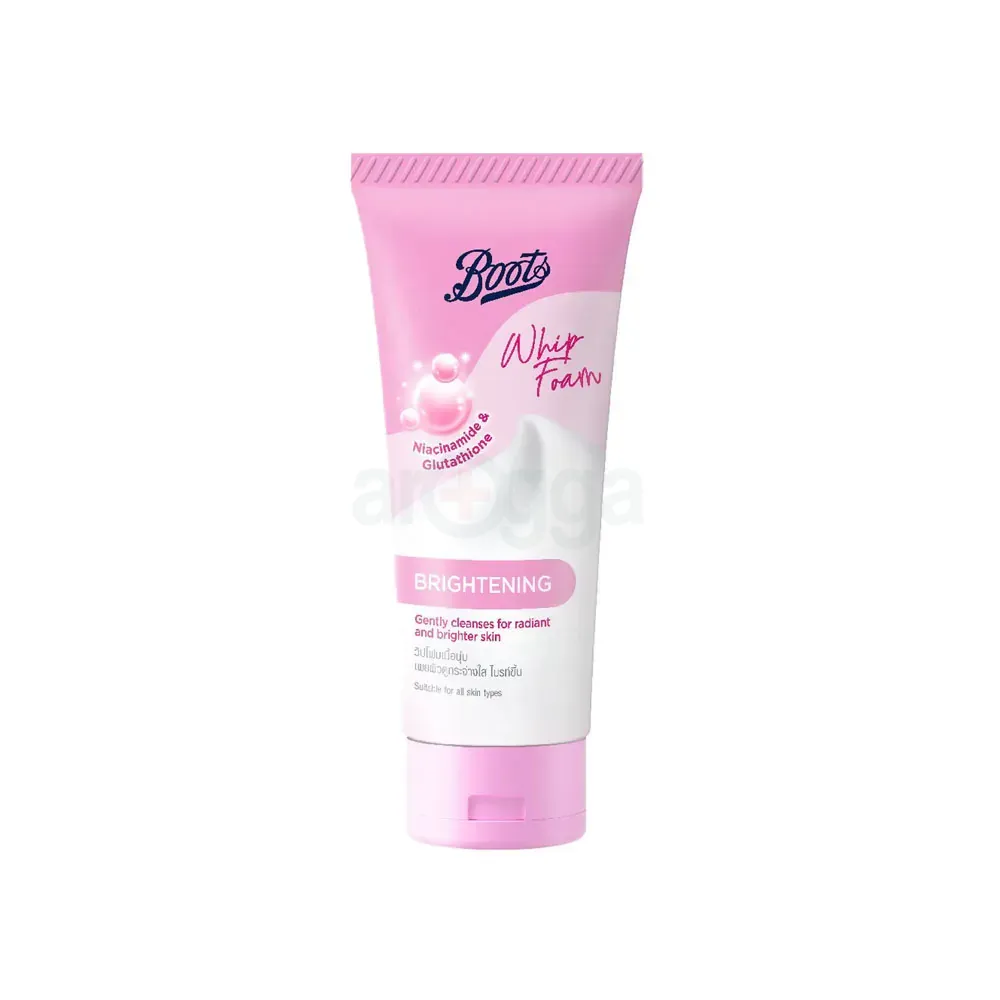 Boots Brightening Whip Foam with Niacinamide & Glutathione  