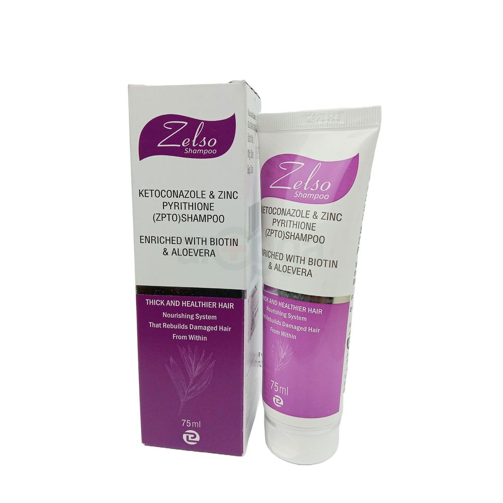 Zelso Shampoo 75ml – Ketoconazole 2% & Zinc Pyrithione 1% (ZPTO)  