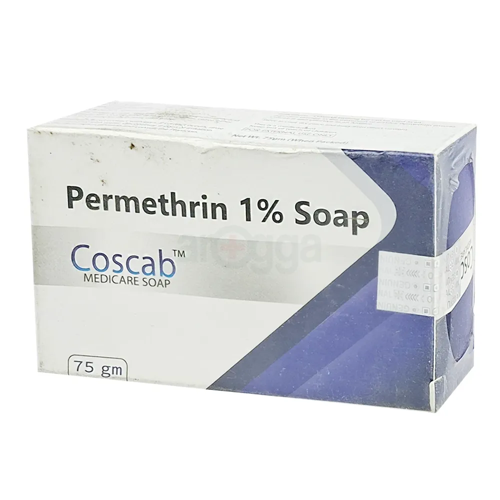 Coscab Soap 75gm(Permethrin 1%)  