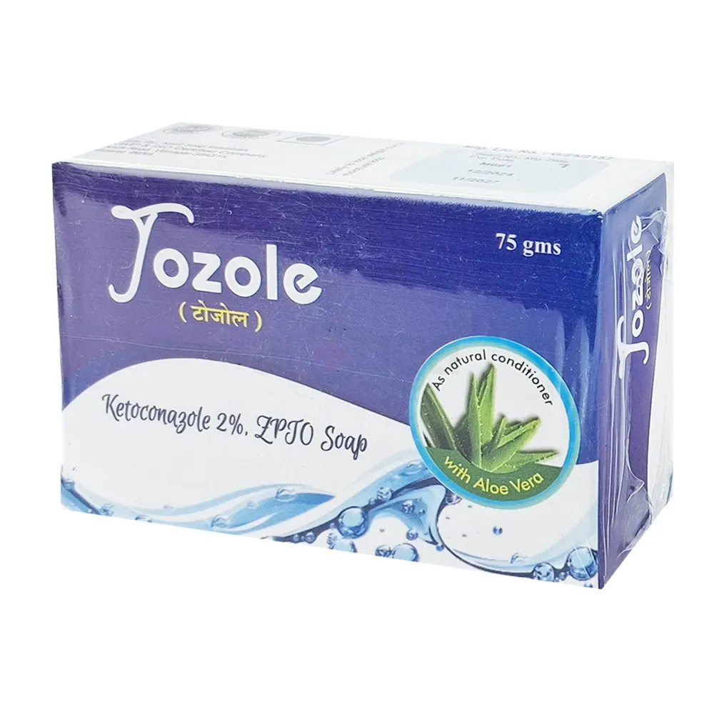 Tozole Soap 75gm (Ketoconazole 2% + ZPTO)  