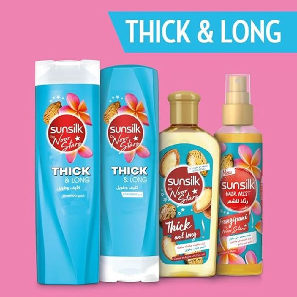 Sunsilk Natural Recharge Thick & Long Shampoo  