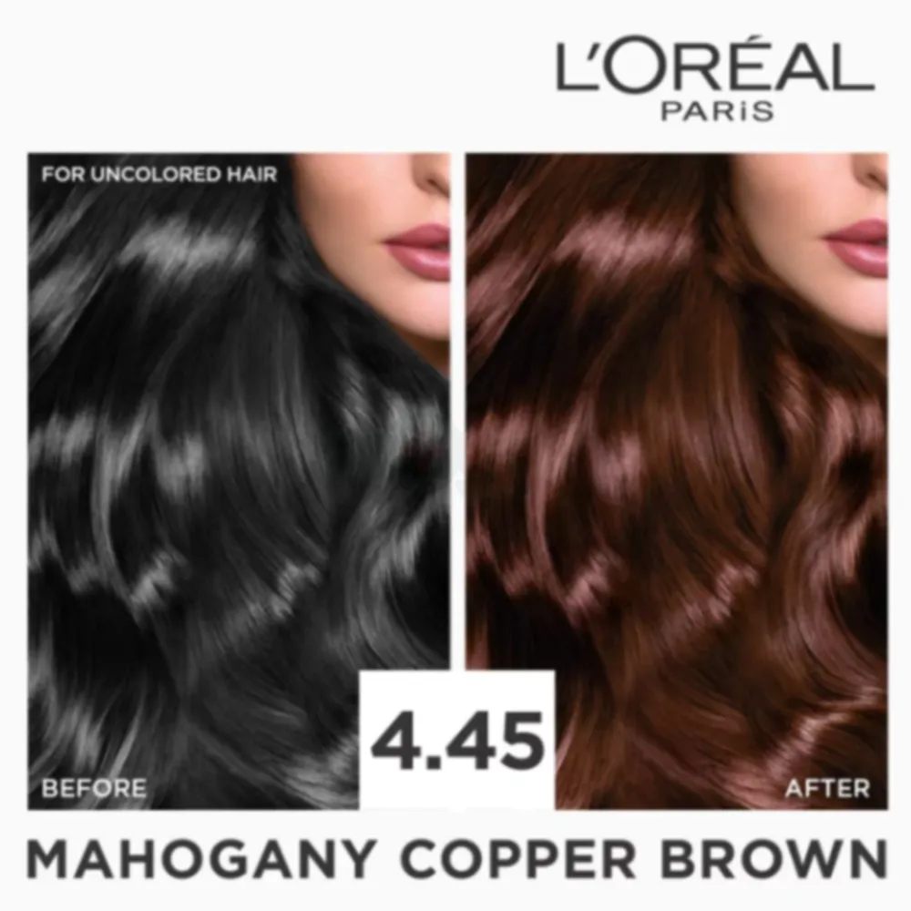 Loreal Paris Excellence Creme Triple Care Hair Color - 4.45 Mohogany Copper  