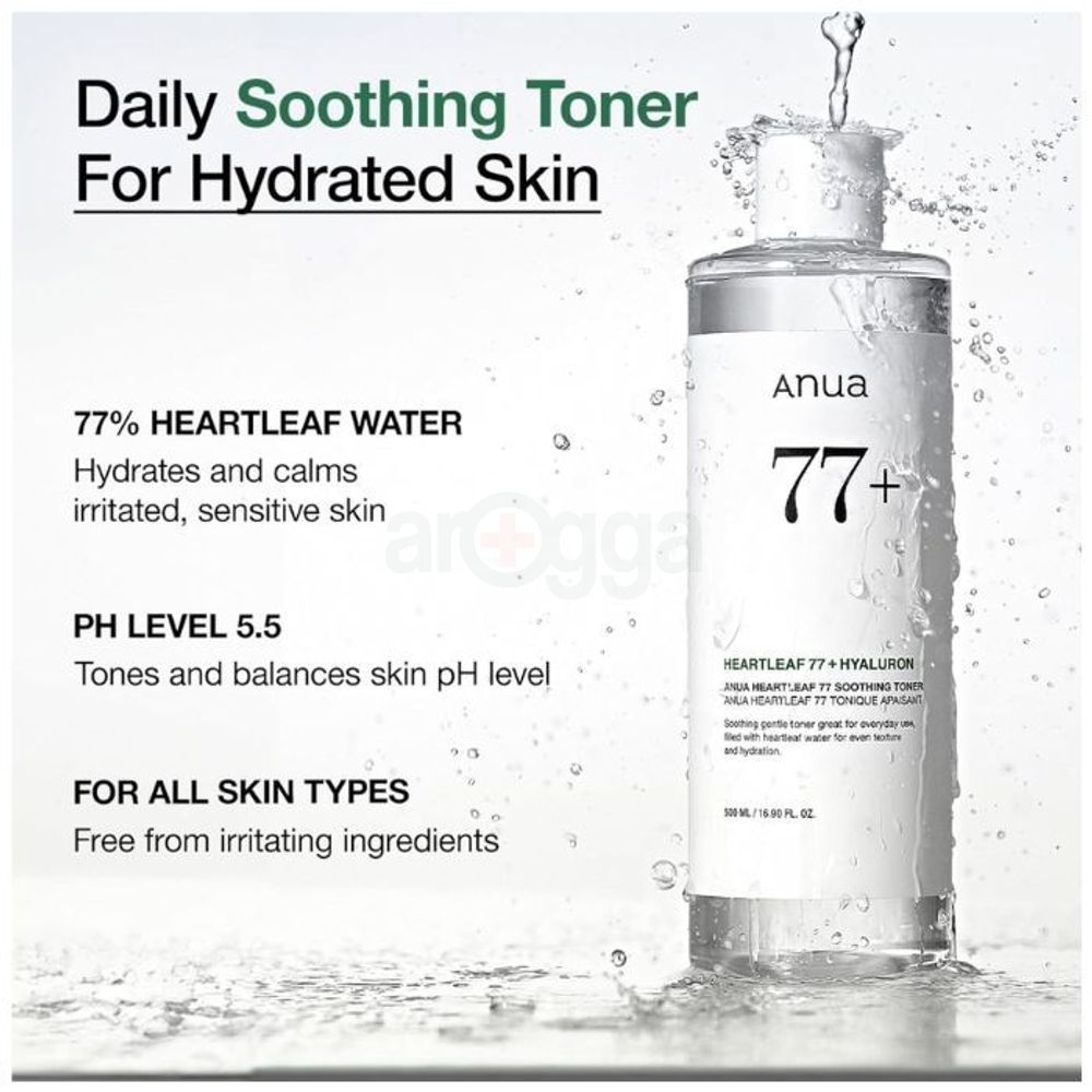 Anua Heartleaf 77+ Hyaluron Soothing Toner 250ml  