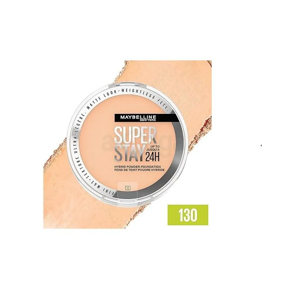 Maybelline New York Super Stay 24h Hybrid Powder Foundation - 130  