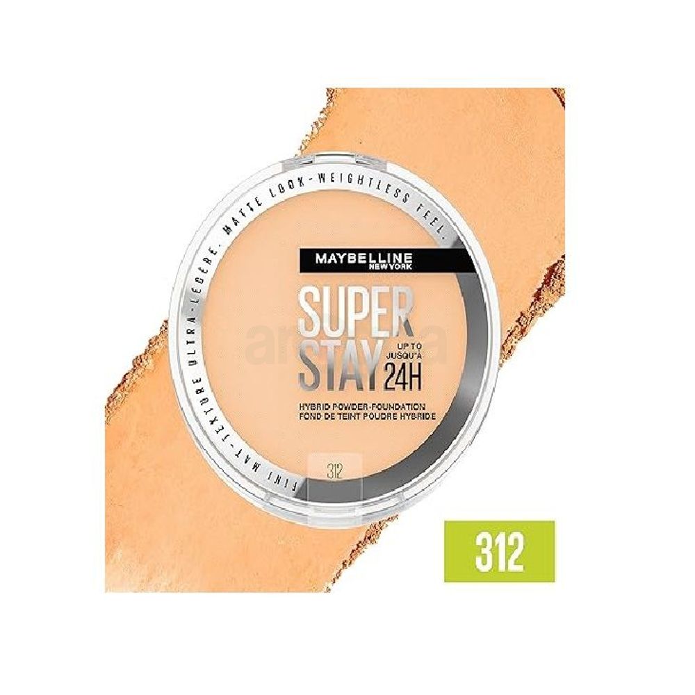 Maybelline New York Super Stay 24h Hybrid Powder Foundation - 312  