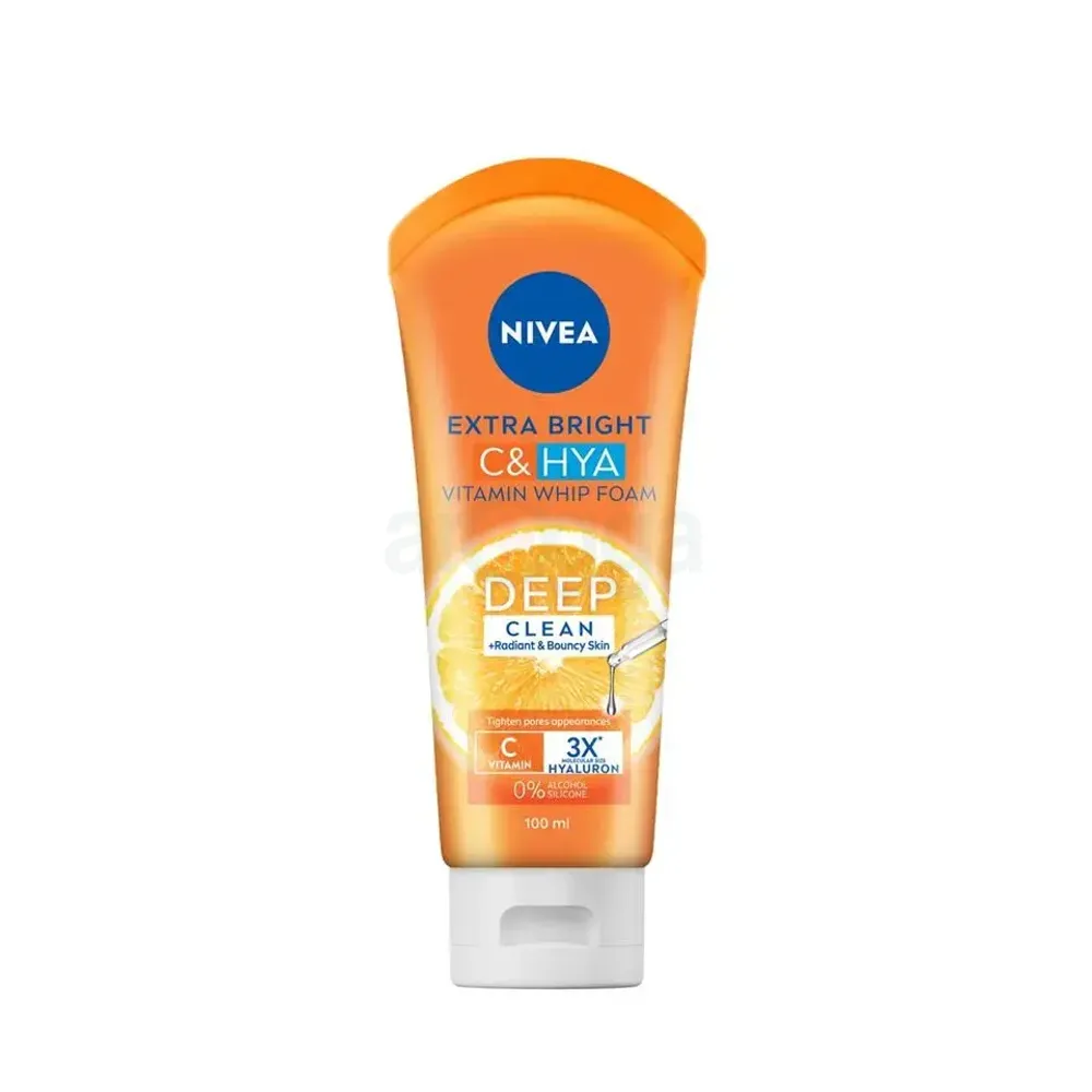 Nivea Extra Bright C and HYA  Deep Clean Vitamin Foam  