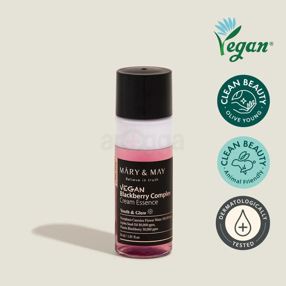 Mary & May Vegan Blackberry Complex Youth and Glow Cream Essence 30ml  