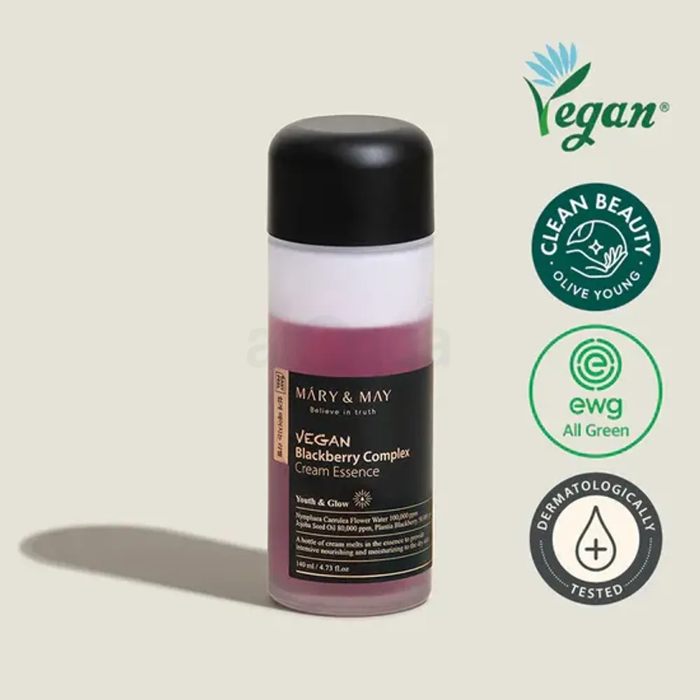 Mary & May Vegan Blackberry Complex Youth and Glow Cream Essence  