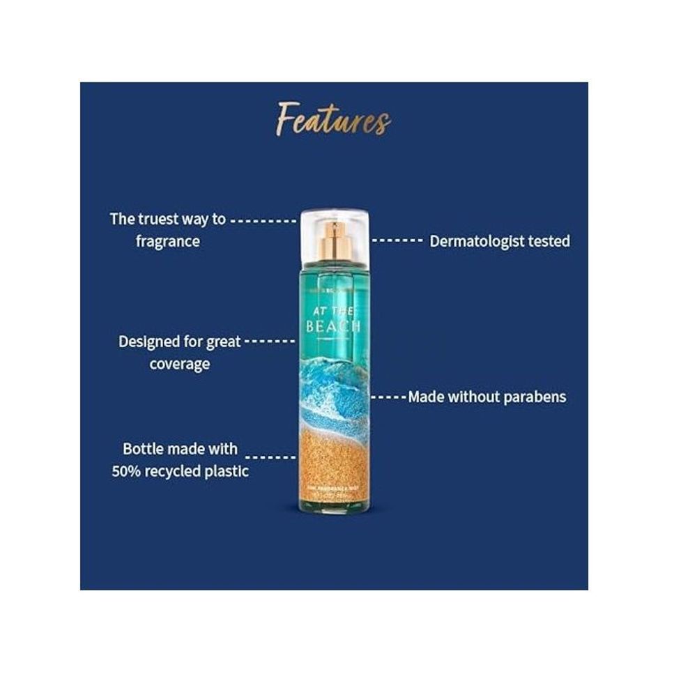 Bath and Body Works at the Beach Fine Fragrance Mist for Women  
