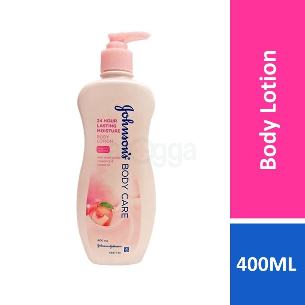 Johnson's Body Care 24 Hour lasting Moisture Body Lotion with Shea Butter, Vitamin E & Jojoba Oil  