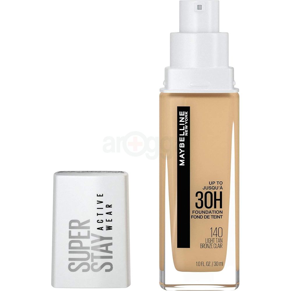 Maybelline Super Stay Active Wear 30h Full Coverage Foundation - 140 Light Tan  