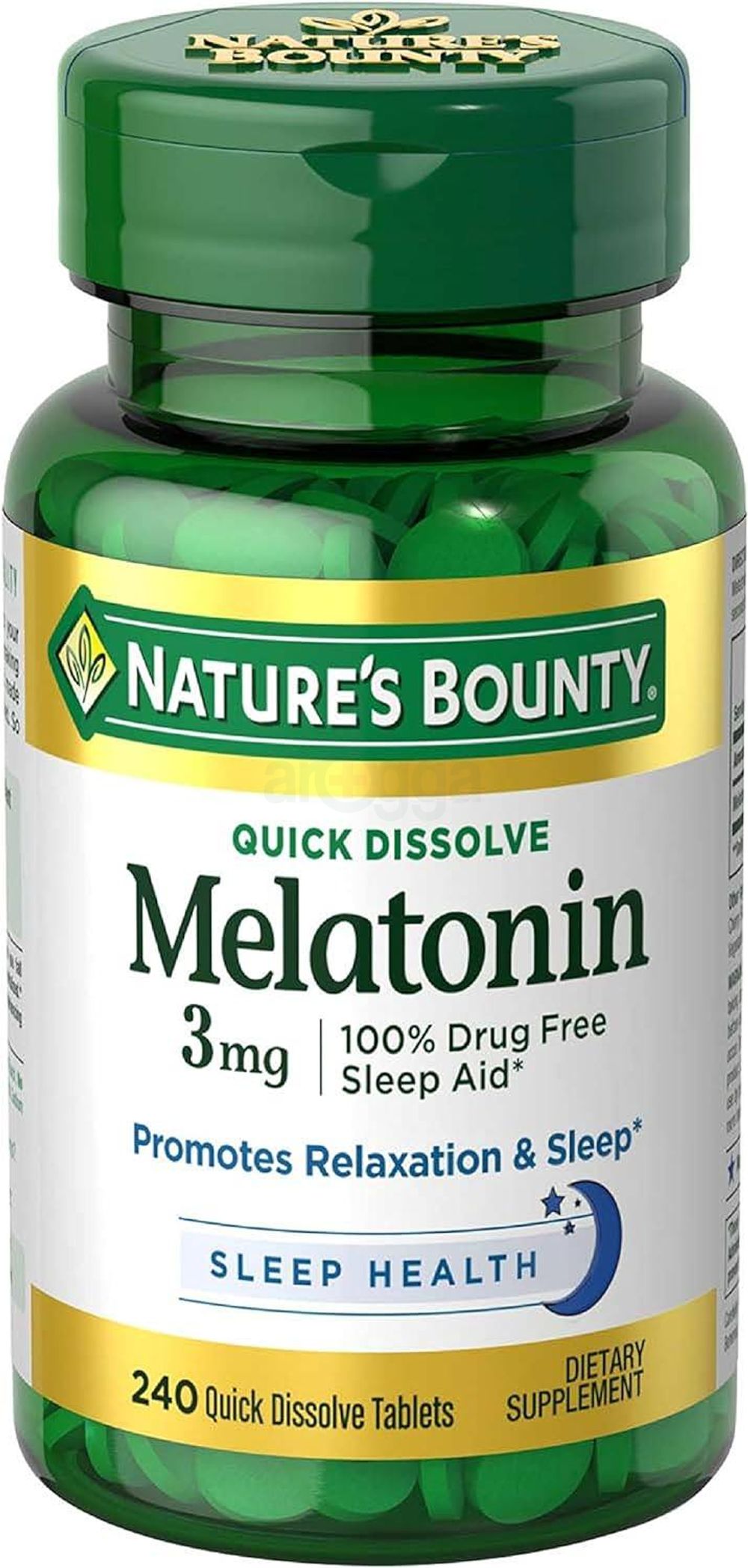 Nature’s Bounty Melatonin 3mg 240 Tablets  