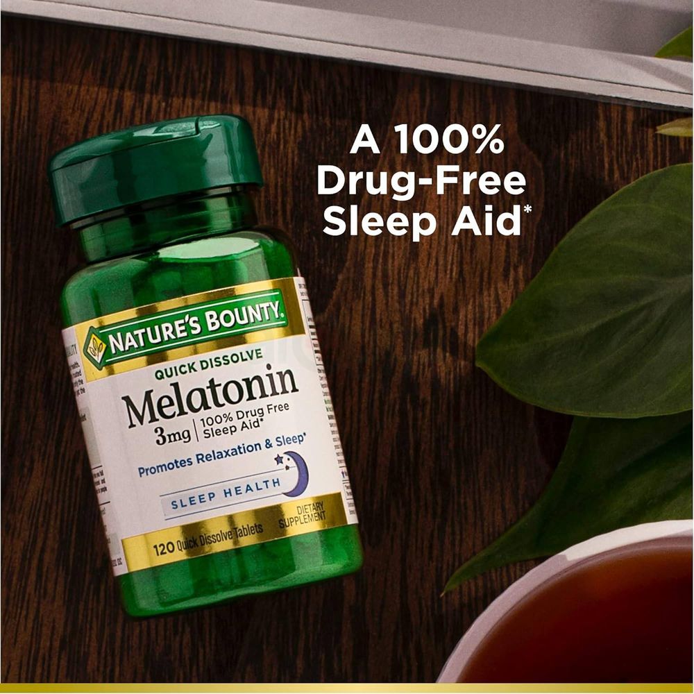 Nature’s Bounty Melatonin 3mg 240 Tablets  