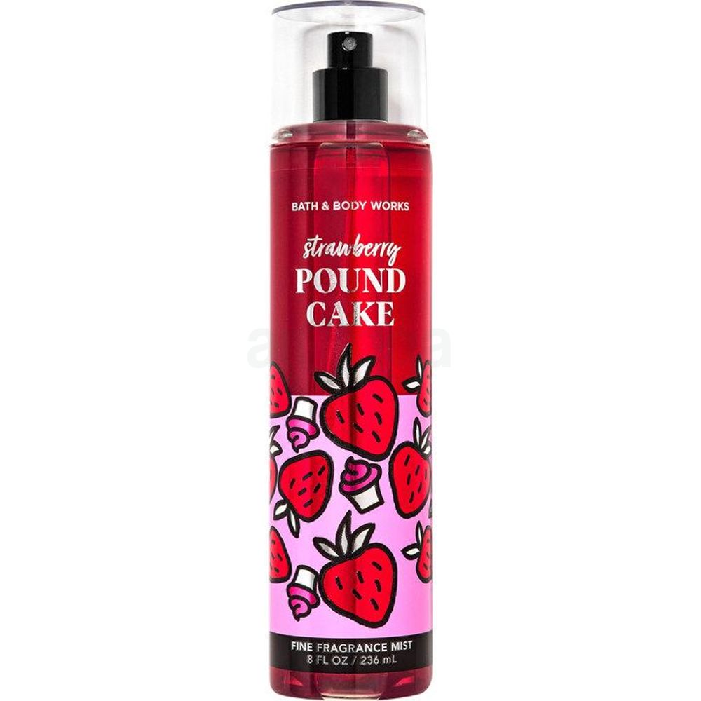 Bath and Body Works Strawberry Pound Cake Fine Fragrance Mist for Women  