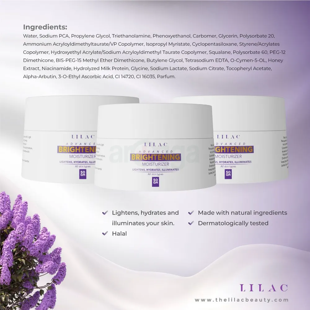 Lilac Advanced Brightening Moisturiser   