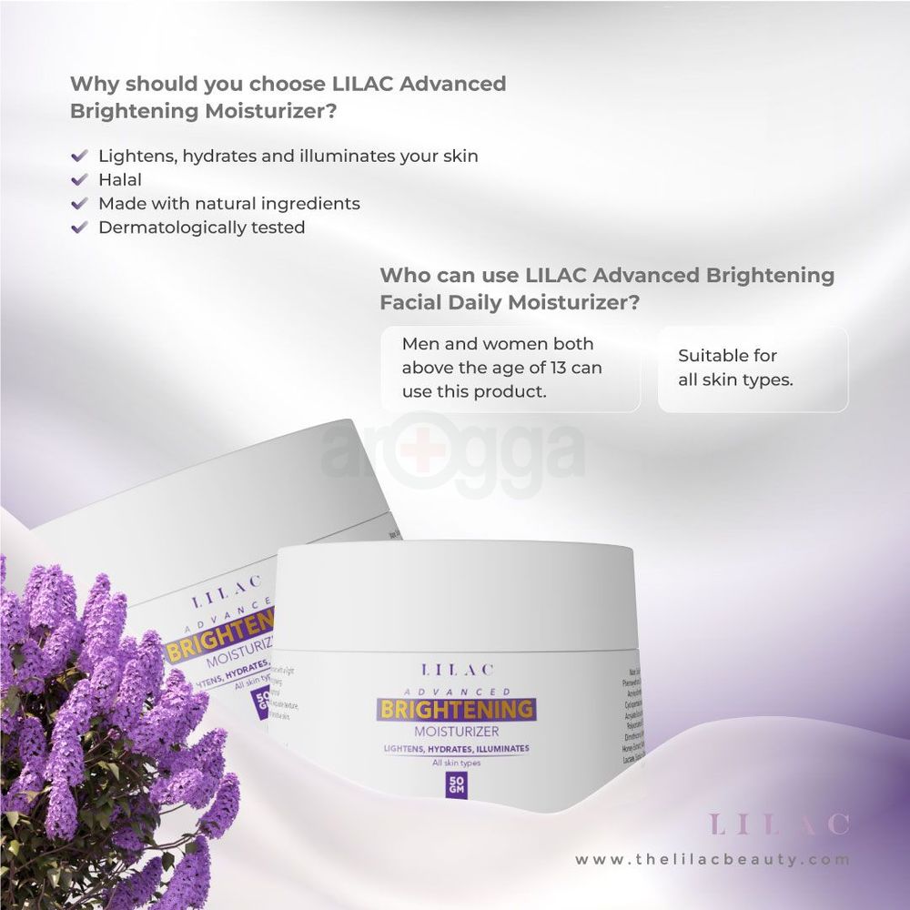 Lilac Advanced Brightening Moisturiser   