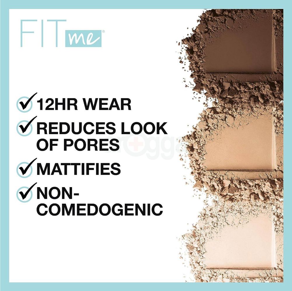 Maybelline New York Fit Me Matte & Poreless Pressed Powder - 120 Classic Ivory  