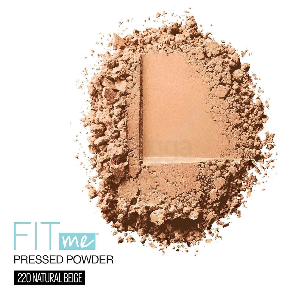 Maybelline New York Fit Me Matte & Poreless Pressed Powder - 220 Natural Beige  