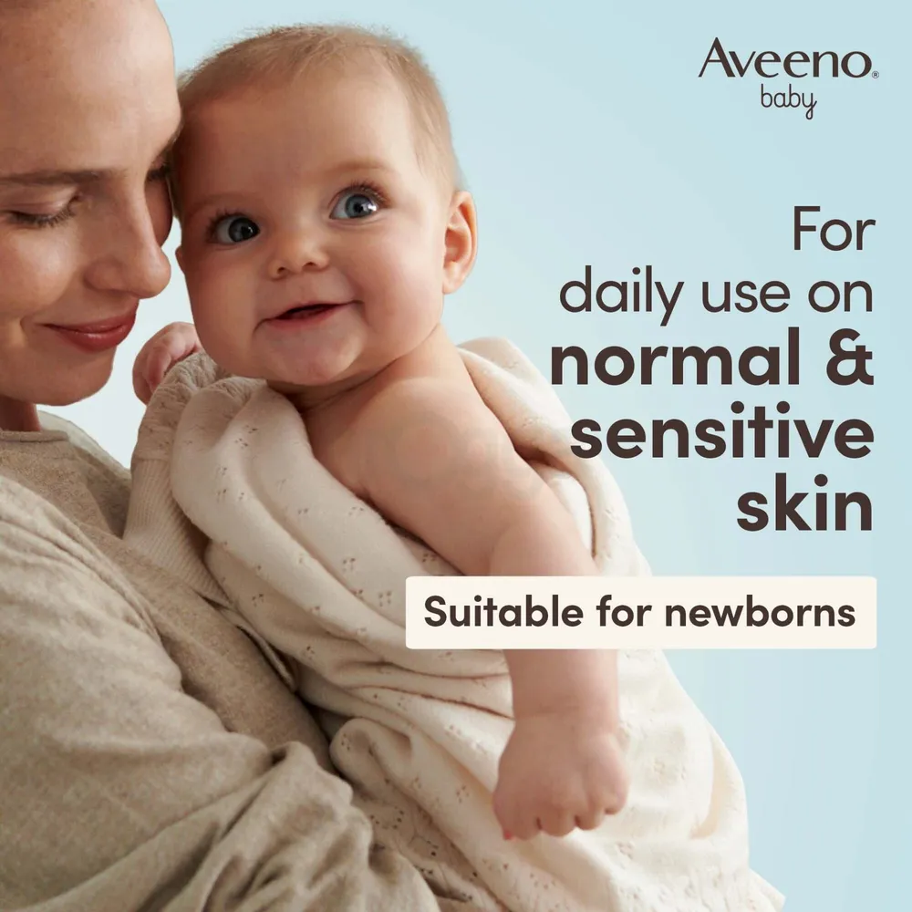 Aveeno Baby Daily Care Hair & Body Wash Top to Toe with Natural Oat Extract For Sensitive Skin 400ml  