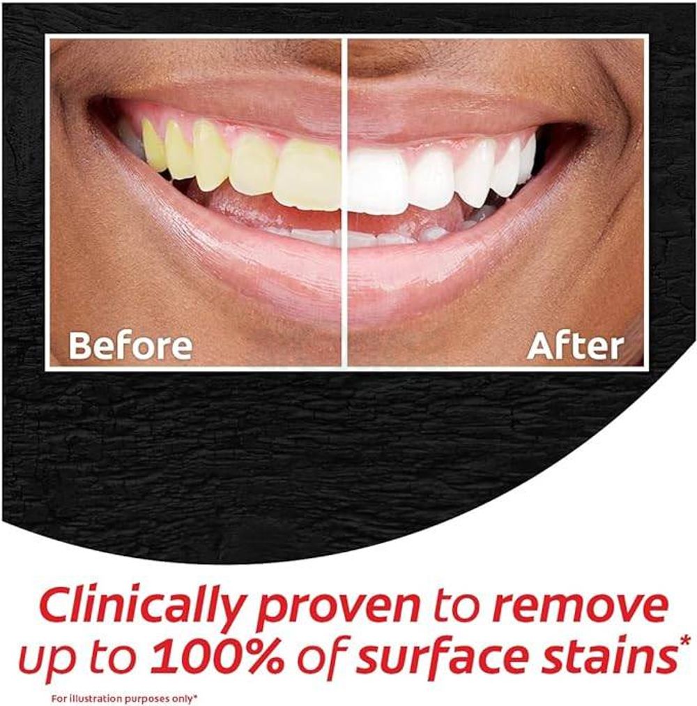 Colgate Optic White Charcoal Gentle Mineral Toothpaste   