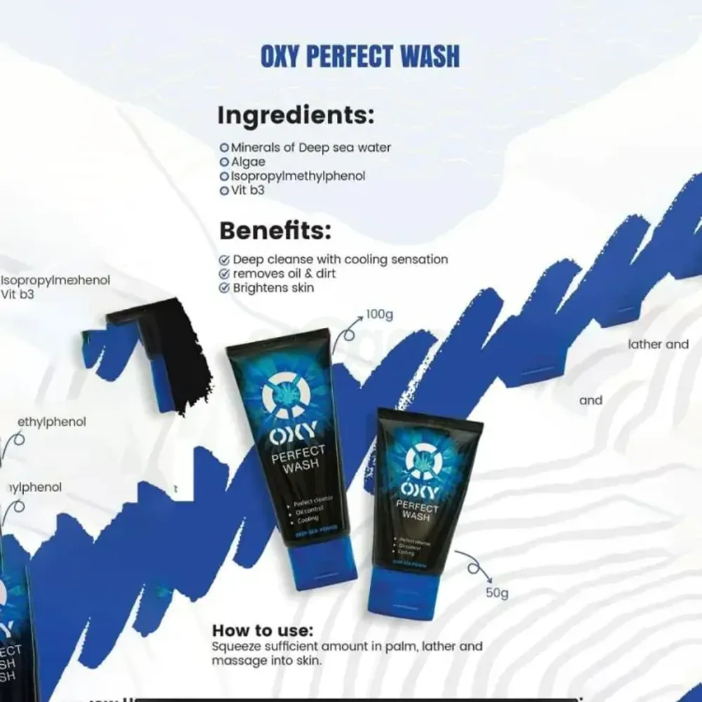 OXY Perfect Wash Deep Sea Power Cleanser  