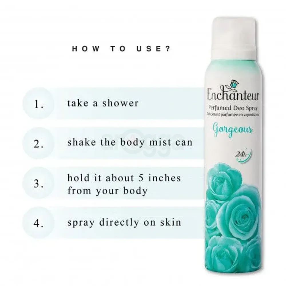 Enchanteur Gorgeous Perfumed Deo Spray  