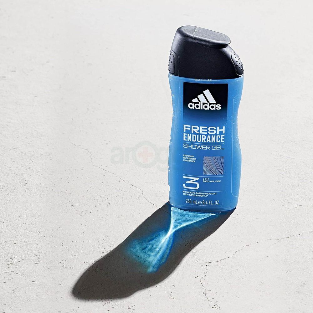Adidas 3 in 1 Fresh Endurance Men Shower Gel 250ml  