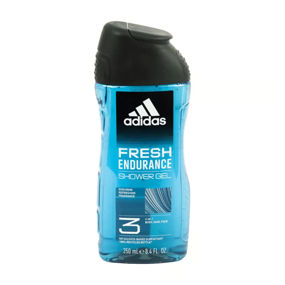 Adidas 3 in 1 Fresh Endurance Men Shower Gel 250ml  
