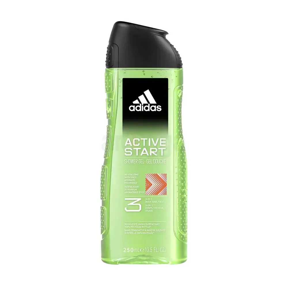 Adidas Active Start Shower Gel 3-In-1 Men 250ml  