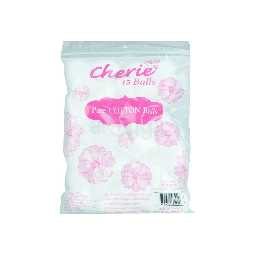 Cherie Pure Cotton Balls (45 Balls)  