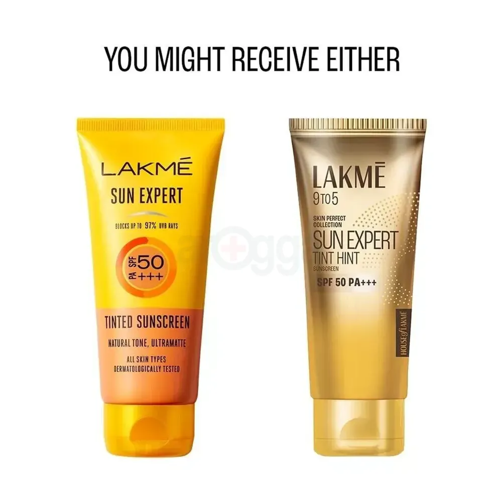 Lakme 9 to 5 Sun Expert Tint Hint Sunscreen SPF50 PA++  