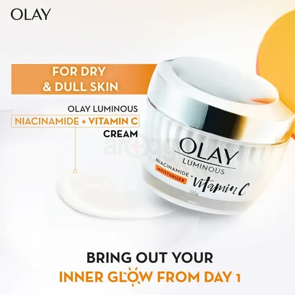 Olay Luminous Niacinamide + Vitamin C Moisturiser 50g  