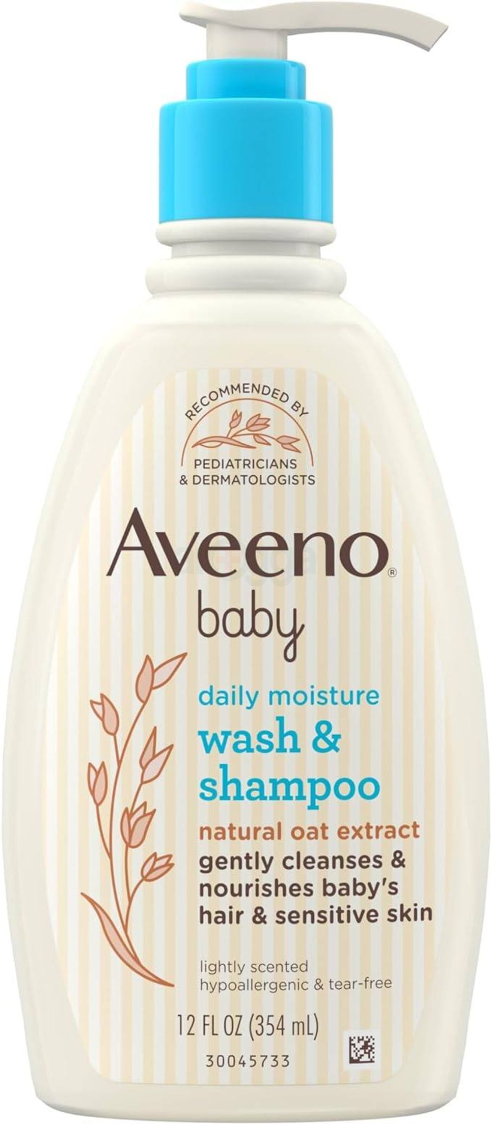 Aveeno Baby Daily Moisture Wash & Shampoo for Baby's Hair & Sensitive Skin  