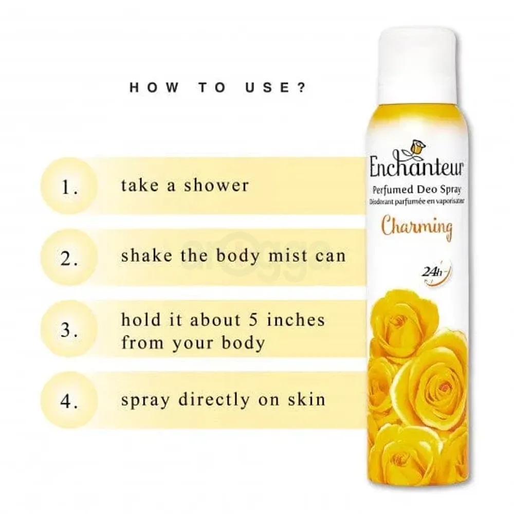 Enchanteur Charming Perfumed Deo Spray  