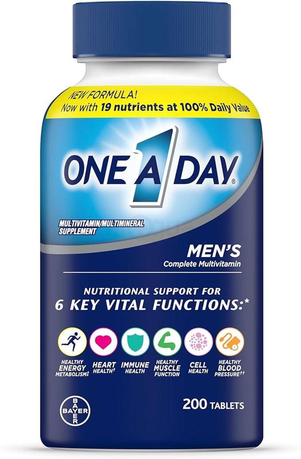 One-A-Day Men's Health Formula Tablets 200 Tablets - Arogga Online Pharmacy