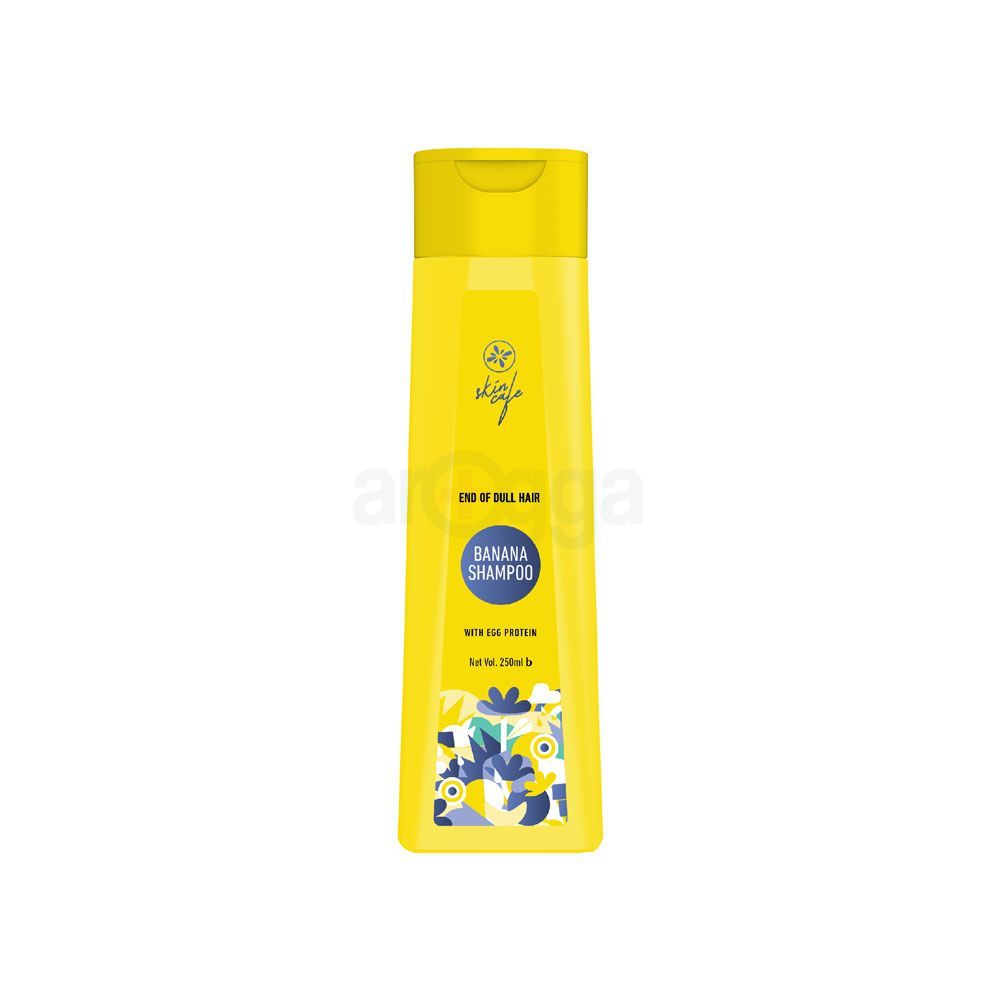 Skin Cafe End of Dull Hair Banana Shampoo with Egg Protein- 250ml  