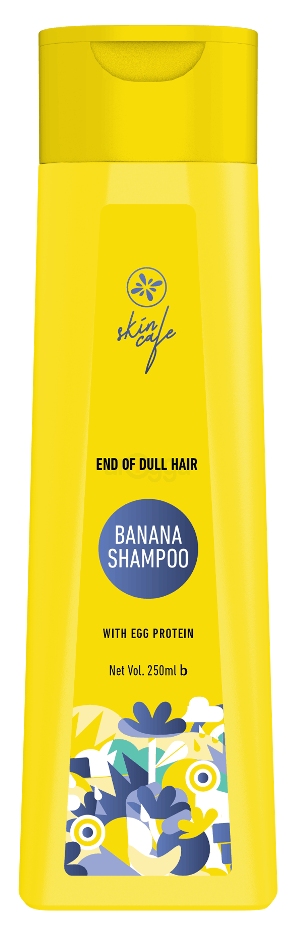 Skin Cafe End of Dull Hair Banana Shampoo with Egg Protein- 250ml  