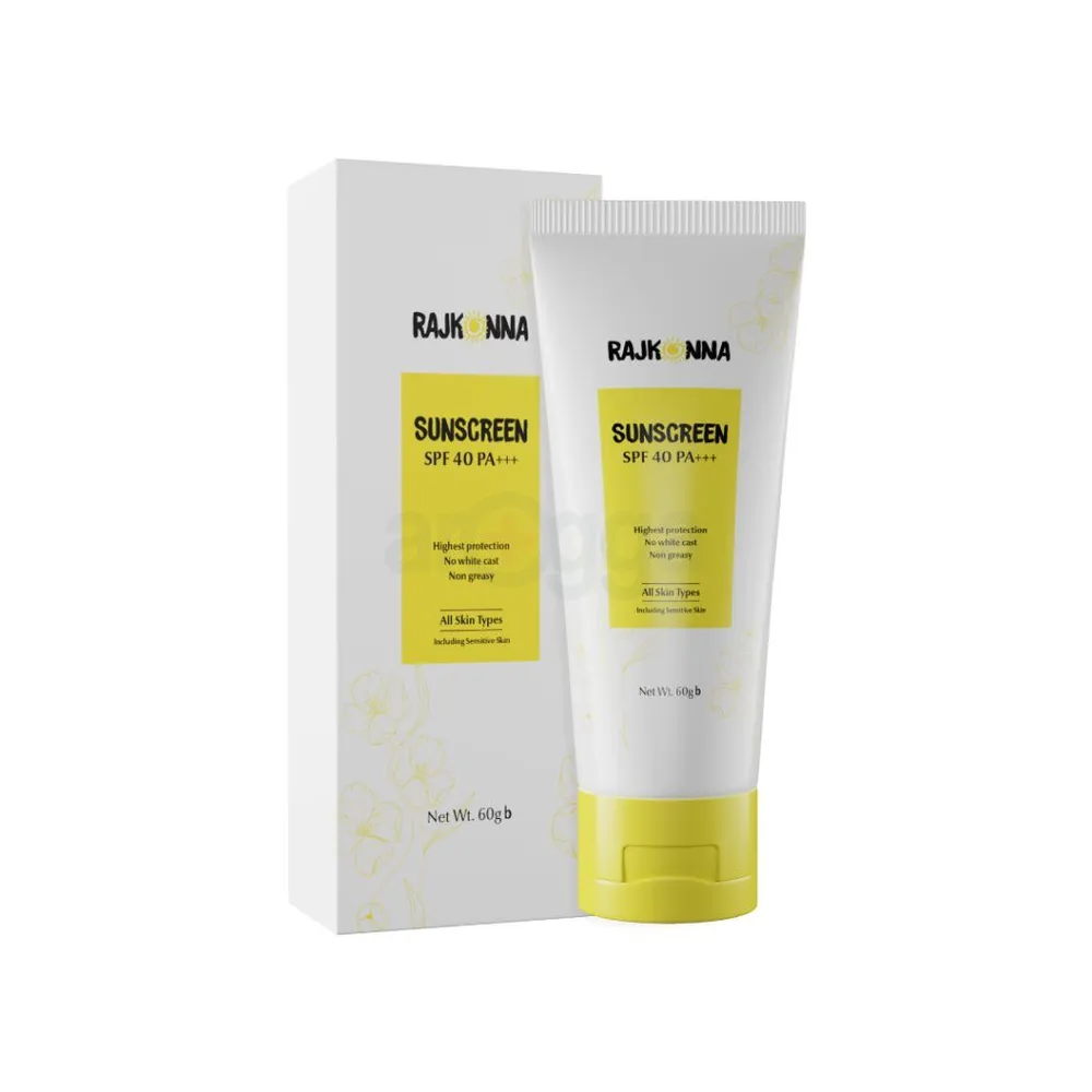 Rajkonna Sunscreen SPF 40 PA+++  60ml  